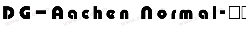DG_Aachen Normal字体转换
